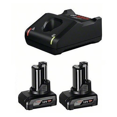 Bosch 2 x akumulator GBA 12V 6,0 Ah + punjač GAL 12V-40, starter set Cene