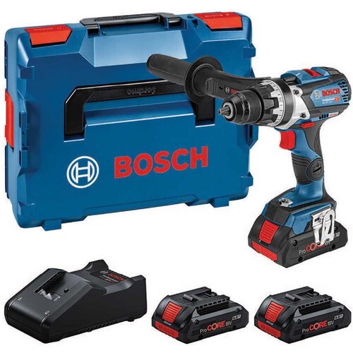 Bosch akumulatorska vibraciona bu&scaron;ilica GSR 18V-110 C + 3x PC 18V 4.0 Ah + GAL 18V-40 + L-BOXX, 0615A5002S Cene