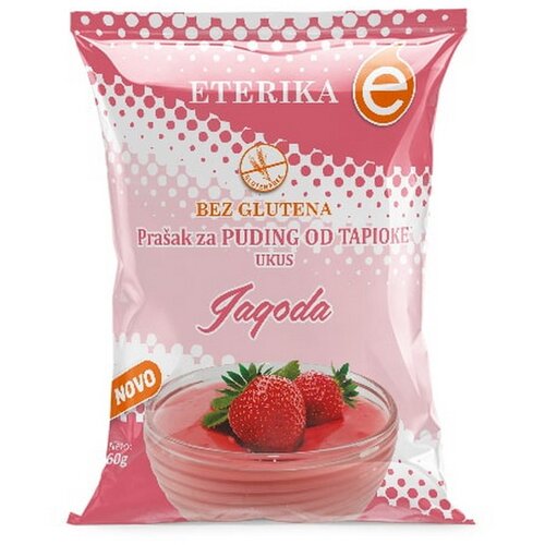 Eterika puding od tapioke jagoda - bez glutena 60g Cene