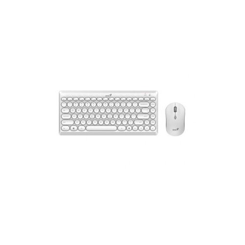 Genius tastatura + miš Q8000 W LuxeMate set, bijela boja BS/HR/SER layout. wireless Cijene