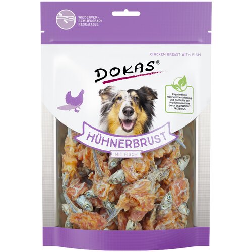 Dokas prigrizek iz pi&amp;scaron;čančjih prsi in ribe - 220 g Slike