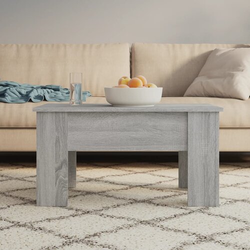  Stolić za kavu siva boja hrasta 79x49x41 cm konstruirano drvo Cijene