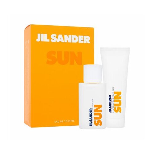 Jil Sander Sun darilni set toaletna voda 75 ml + gel za prhanje 75 ml za ženske Slike