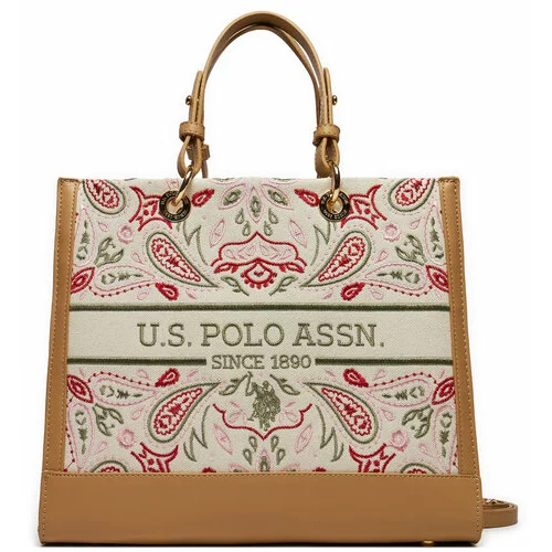 U.S. Polo Assn. Ročna torba BEUQY6441WC2N61 Bež