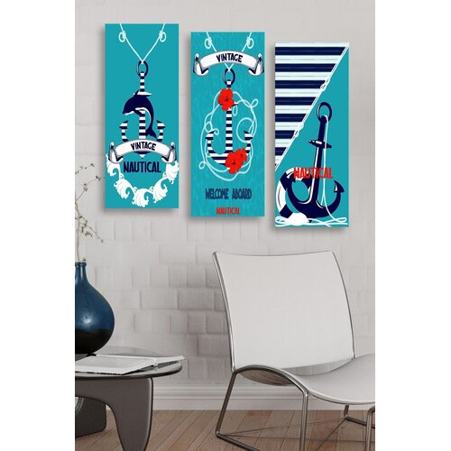 Wallity Set slika MDF0069, 3 dijela Cene