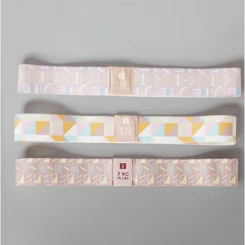 Olimp Sport Komplet od tri tekstilne trake za vežbanje otpornosti Cene