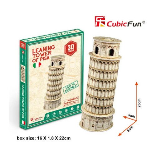 Cubicfun puzzle leaning tower of pisa s ( CBF230081 ) Cene