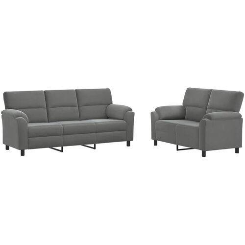  Set sofe 2 pcs Tamnosiva Bar&amp;scaron;un - Tamnosiva 2-sjedalo (120 cm) + 3-sjedalo Slike
