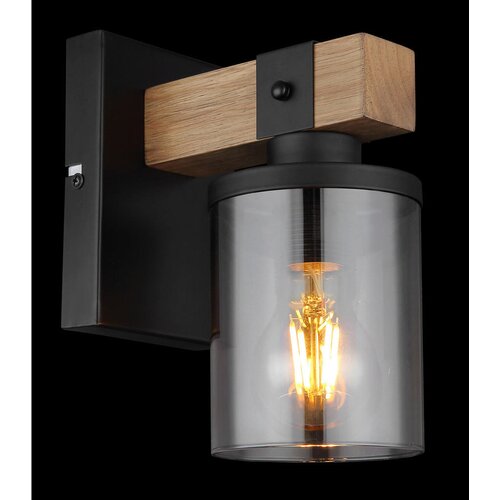 Lesnina XXXL Globo 15555W - Zidna lampa LILA 1xE27/60W/230V Slike