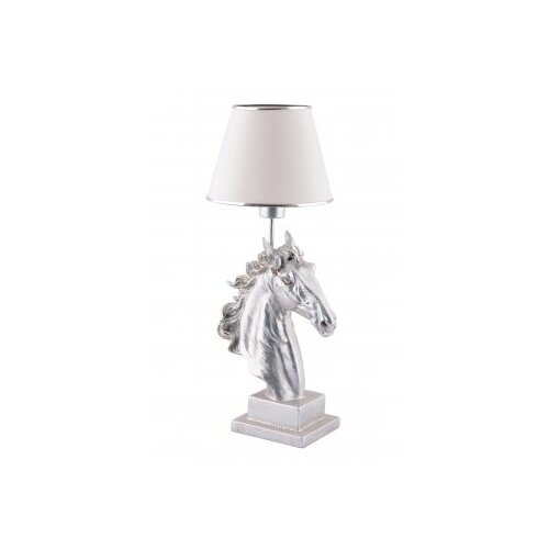 Opviq stona lampa horse white silver Slike