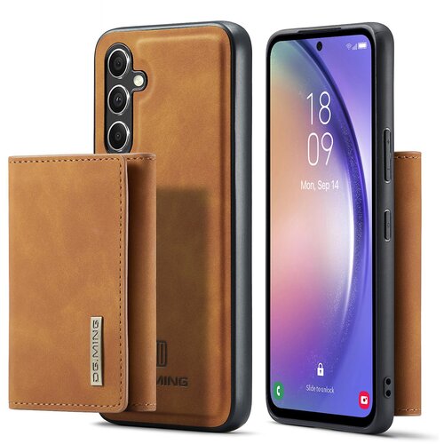 INORCO DG.MING M1 serija za Samsung Galaxy A14 5G/4G magnetna denarnica kickstand telefonska torbica PC+TPU usnje prevlečen zadnji pokrov, (22036545) Slike
