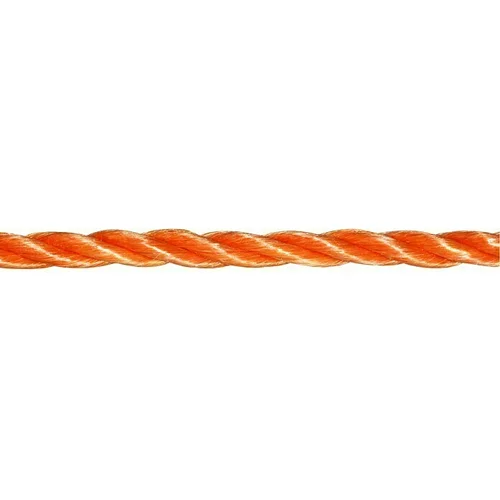 Pp uže po dužnom metru (Promjer: 6 mm, Polipropilen, Narančaste boje, 3-struko usukano)