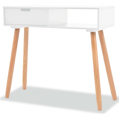 Konzolni Stol od Masivne Borovine 80x30x72 cm Bijeli Cene