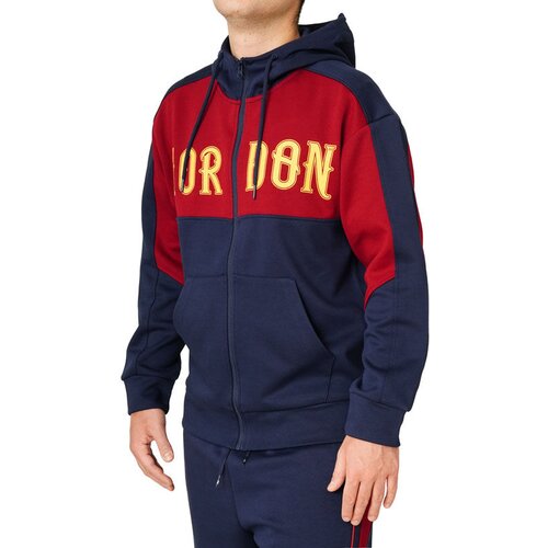 361_Degrees Mu&scaron;ki duks Front Opening Hoody Gordon, Crveno-plavi Cene