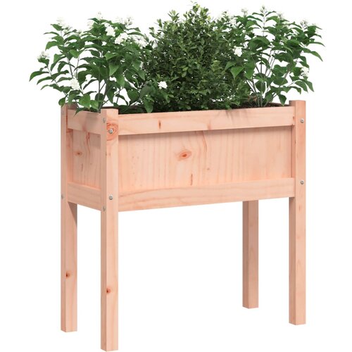  Vrtne sadilice s nogama 70x31x70 cm od masivnog drva duglazije Slike