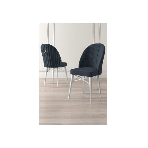 Hanah home Ritim set stolica, 44x96x42 cm, 6 dijelova, antracit-bijela Cene