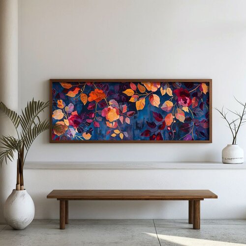 WALLXPERT FAH154-150 Multicolor Decorative Framed MDF Painting Cene