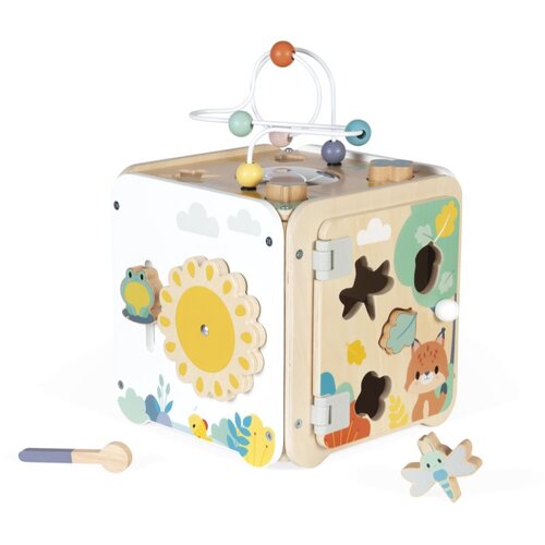 Janod Pure Activity Cube aktivna igračka 18m+ 1 kom Slike