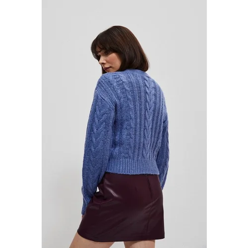 Moodo Lady's sweater in braided weave