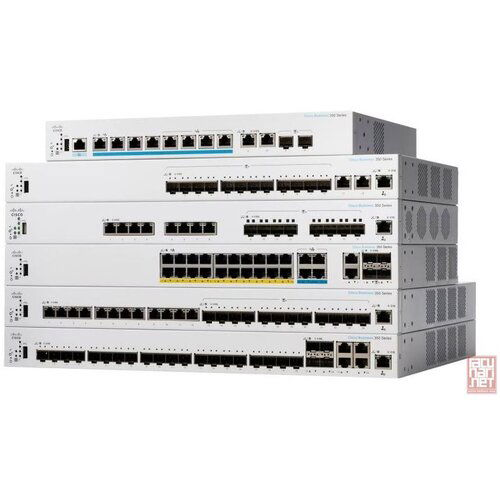 Cisco CBS350-8XT managed 8-port 10GE, 2x10G sfp+ shared Slike