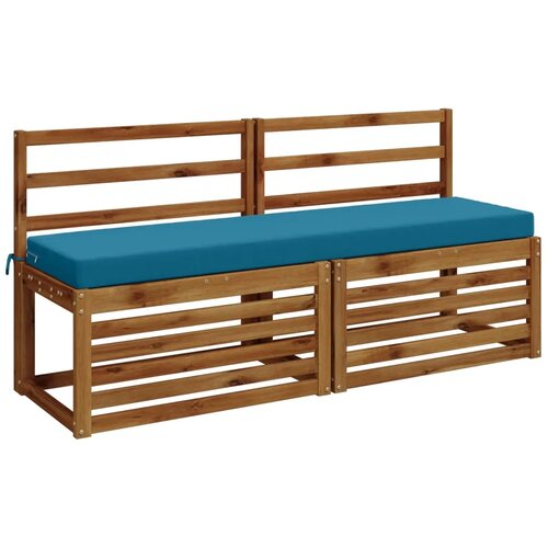 Jastučić za klupu SOEST 100% poliester Svjetloplava - Svjetloplava 160 x 40 x 8 cm Poliester Cijene