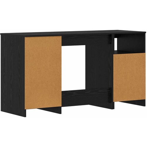  Stol 2 pcs Crni hrast 140 x 50 x 76 cm Konstruirano drvo Slike