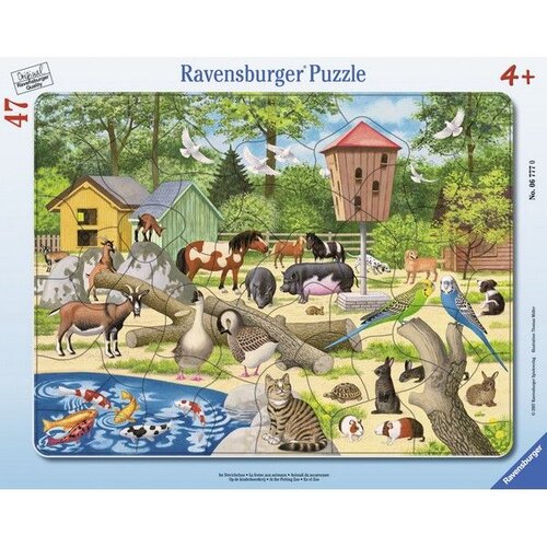 Ravensburger puzzle - U zoolo&amp;scaron;kom vrtu - 47 delova Slike