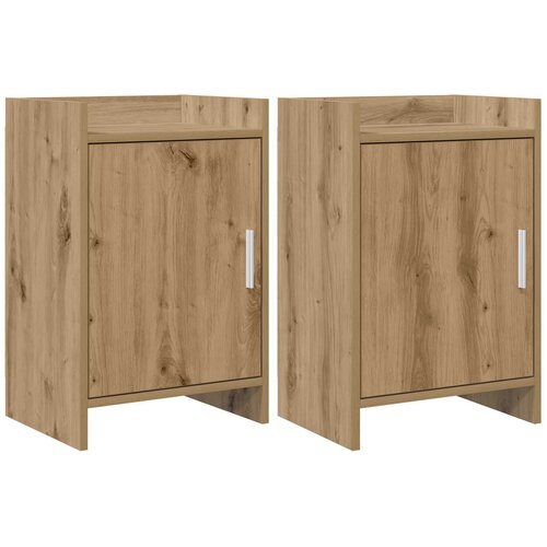 VidaXL Posteljne mize 2 pcs Artisan hrast 40 x 30 x 60 cm, (5000247527) Slike