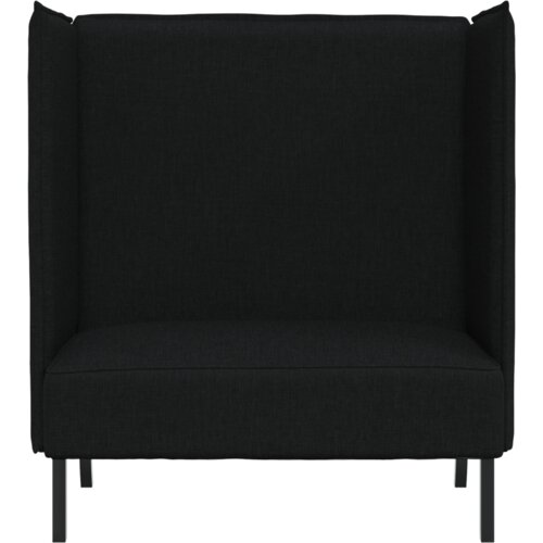 VidaXL visoka sofa Crna 109x56x121 cm Tkanina Slike