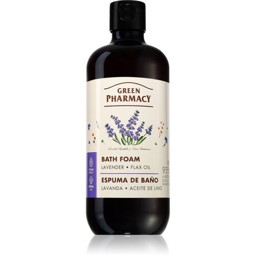 Green Pharmacy Body Care Lavender & Linseed Oil pena za kopel s sivko 500 ml Cene