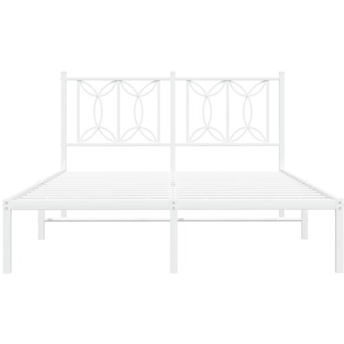  okvir za krevet s uzglavljem bijeli 135x190 cm Slike