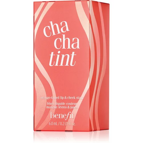 Benefit Chachatint Lip & Cheek tekoča šminka in rdečilo 6 ml odtenek Mango za ženske
