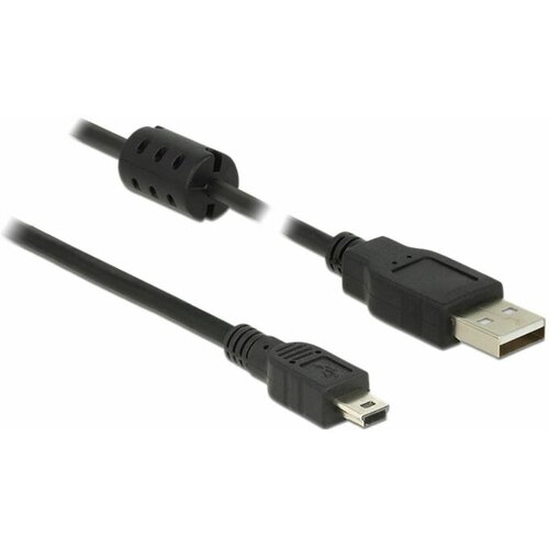 Delock Kabel USB A-B mini 2m dvojno oklopljen črn Cene
