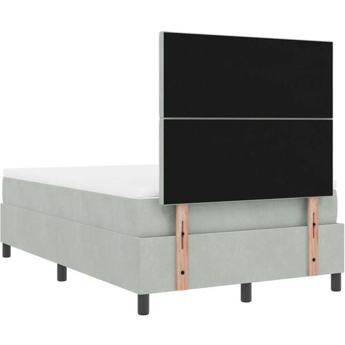 VidaXL Uzglavlje s madracem Svjetlosiva 120x200 cm Bar&amp;scaron;un Slike