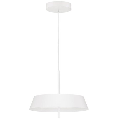 Nova Luce Bela aluminijasta LED zatemnitvena viseča svetilka &oslash; 45 cm Velio &ndash; Cene