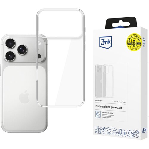 3mk Clear case futrola za Apple iPhone 17 Pro - Prozirna Slike