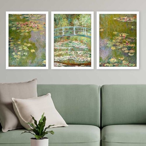 Wallity Set uramljenih slika 3BC_UN2680947, 3 Dela Cene