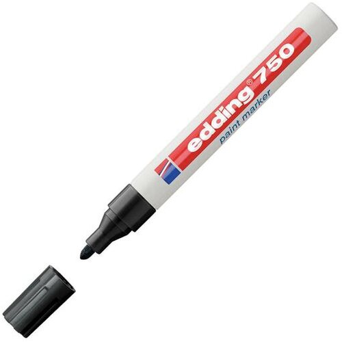 Edding marker z lakom, debelina konice 2-4mm, črn Slike