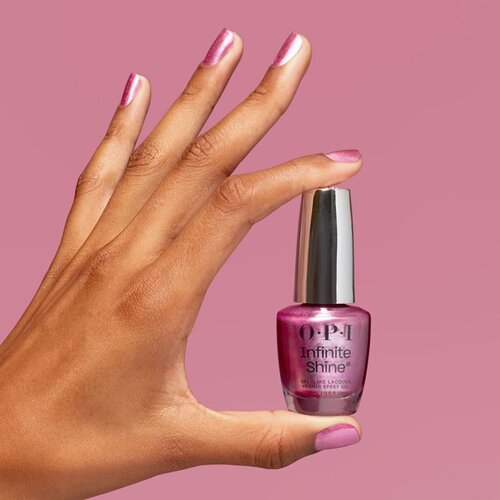OPI Metalic Mega Mix Infinite Shine lak za nohte odtenek Lip Pink Batlle 15 ml Slike
