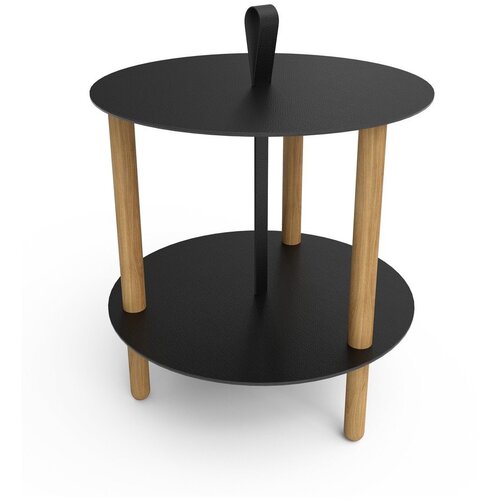 LIND DNA Okrugao pomoćni stol ø 48 cm Strap L Bull – Cijene