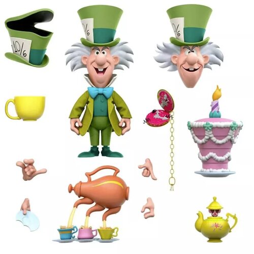 Super7 Alice in Wonderland Disney Ultimates Action Figure The Tea Time Mad Hatter (18 cm) Cene