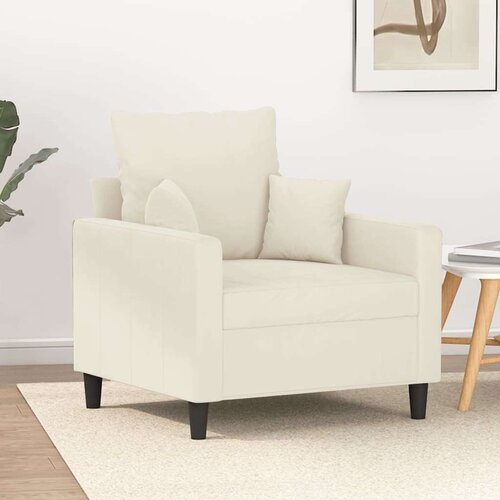  Fotelj krem 60 cm žamet Slike