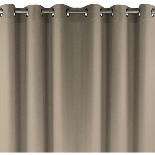  Curtain CARMENA color beige style classic silver silver metal eyelets braid 140x300 HOMEDE Slike