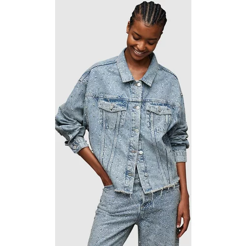AllSaints Jeans jakna PIPER CRYSTAL ženska
