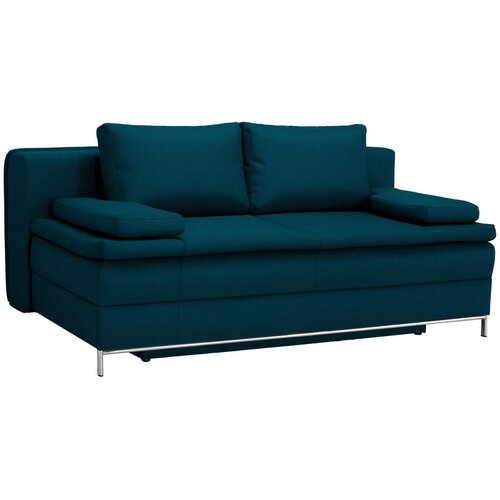 Novel BOXSPRING ZOFA, barve petroleja tekstil Slike