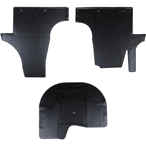  Auto tepih 3 pcs Crna prikladno za VW T5 2010-2015 Guma Cijene