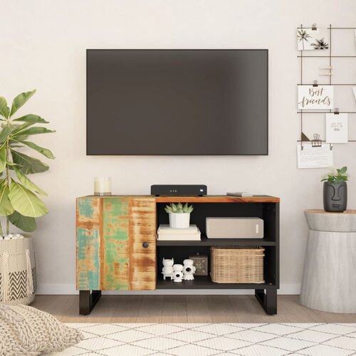 VidaXL TV omarica 80x33x46 cm trden predelan les in inženirski les Slike