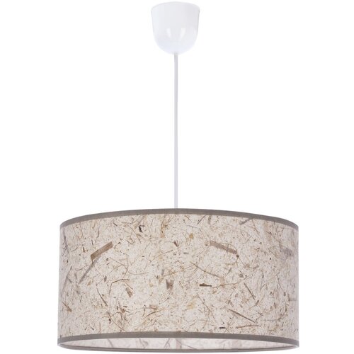 Candellux Lighting Bež viseća svjetiljka s tekstilnim sjenilom ø 30 cm Papirus – Cijene