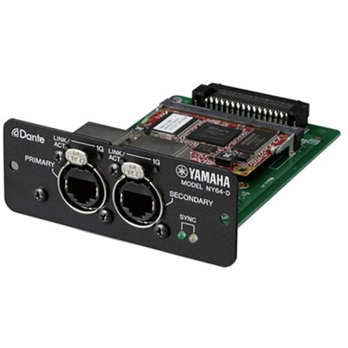 Yamaha NY64-D Dante I/O - Raz&scaron;iritvena kartica za me&scaron;alne mize serije TF (TF1, TF3, TF5) - - Audio-Kondric Cene