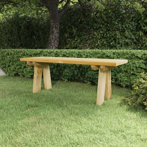 The Living Store Vrtna klupa 110 cm od masivne impregnirane borovine Slike